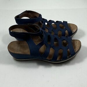 Dansko Valentina Blue Sandals Size 41 - 10.5